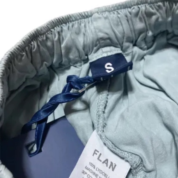 NWT Flan Labs 100% Lyocell Joggers Pants Men’s size Small in Light Blue - Picture 5 of 7